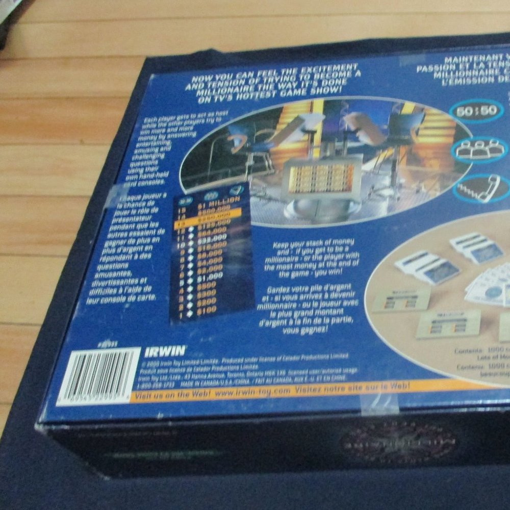 Who Wants to Be A Millionaire Board Game (Irwin Games, 2000) - Picture 3 of 4